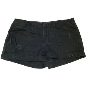 Mossimo Supply Co. Women's Mid Rise Shorts Sz 10 Black 2" Inseam great condition